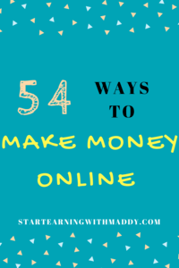 54 Ideas To Make Money Online