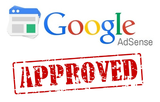 A picture showing 'Google Adsense Approved' badge.