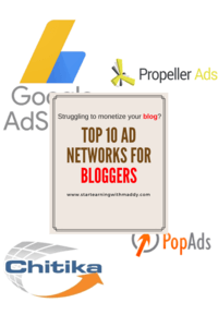 Are you a blogger looking to monetize your blog? Our top 10 list of ad networks will save you. #blog #blogging #monetization #advertising #publisher #adnetwork #adnetworks