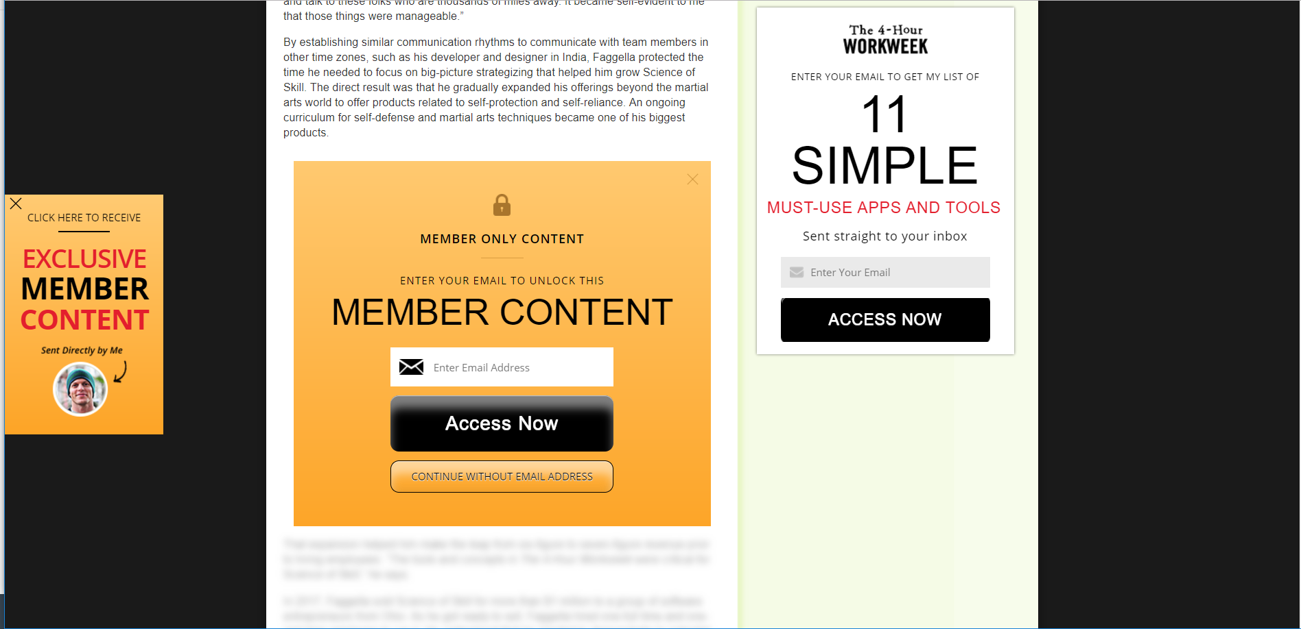 convert your readers into subscribers-www. tim.blog