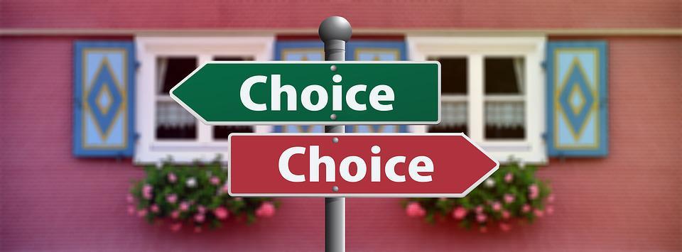 Blogging best practices - make a choice