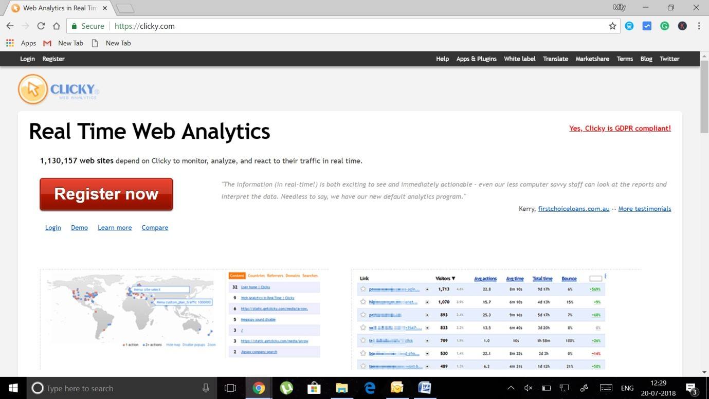 Web-Analytics - Clicky Analytics